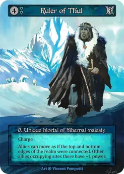 Sorcery - Beta - Ruler of Thul - Wave 3 printing - Image 1