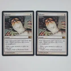 x2- Silence, MTG, Magic the Gathering (M14) 35/249 - Image 1
