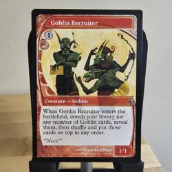 MTG Goblin Recruiter NM Future Sight Mystery Booster 2 U 193 MB2 EDH Magic - Image 1