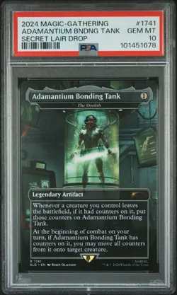 MTG MARVEL SECRET LAIR Wolverine Adamantium Bonding Tank #1741 PSA 10 - Image 1