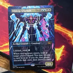 Oildeep Gearhulk (Borderless) Non- Foil M Aetherdrift 351 NM - Image 1