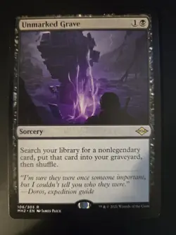 Unmarked Grave NM Modern Horizons 2 MTG FREE SHIPPING - Image 1