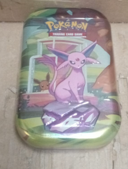Pokemon TCG: Scarlet & Violet-Prismatic Evolutions Mini Tin - Espeon - Image 1