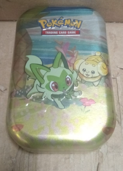 Pokemon TCG: Paldea Friends Mini Tins-Sprigatito - Image 1