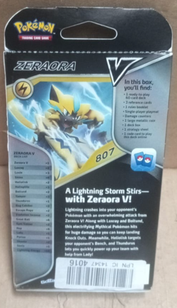 Pokemon TCG: Zeraora V Battle Deck - Image 2