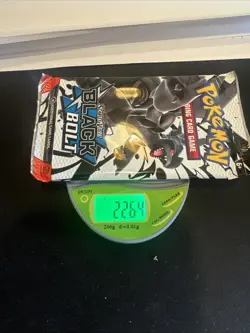 Heavy 22.85g Pokemon TCG SV 10.5 Black Bolt Booster Pack Sealed! - Image 1