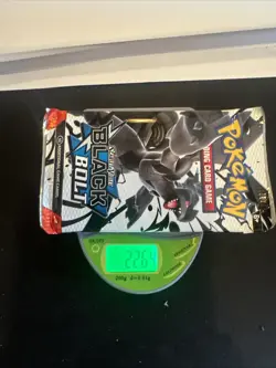 Heavy 22.85g Pokemon TCG SV 10.5 Black Bolt Booster Pack Sealed! - Image 2
