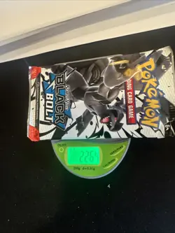 Heavy 22.85g Pokemon TCG SV 10.5 Black Bolt Booster Pack Sealed! - Image 3