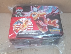 Pokemon TCG Treasure Chest Tin - Packed with Pokemon Treasures - Image 1