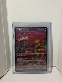Pokemon TCG Mew EX Scarlet & Violet 151 UPC Holo Black Star Promo 053 - Image 1