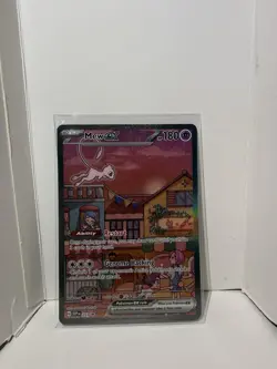 Pokemon TCG Mew EX Scarlet & Violet 151 UPC Holo Black Star Promo 053 - Image 3