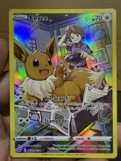 Eevee TG11/TG30 - Brilliant Stars Trainer Gallery Ultra Rare Pokemon TCG - (NM) - Image 3