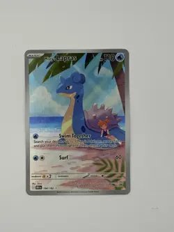 Pokemon TCG Misty's Lapras Destined Rivals 194/182 Illustration Rare NM - Image 1