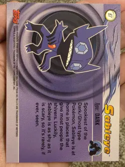 2003 Topps Pokemon Advanced Sableye #67 Non-Holo NM - Image 2