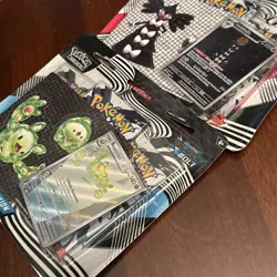 2 Pokemon TCG SV10.5 Black Bolt & White Flare Tech Sticker Collection Bundle New - Image 3