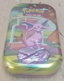 Pokemon TCG: Scarlet & Violet-Prismatic Evolutions Mini Tin - Espeon - Image 1