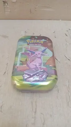 Pokemon TCG: Scarlet & Violet-Prismatic Evolutions Mini Tin - Espeon - Image 2