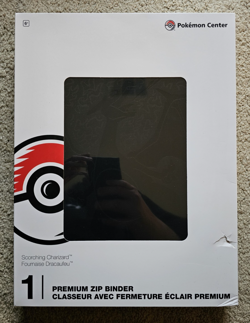 POKEMON CENTER Exclusive Scorching Charizard Premium 9 Pocket Binder NEW IN BOX! - Image 1