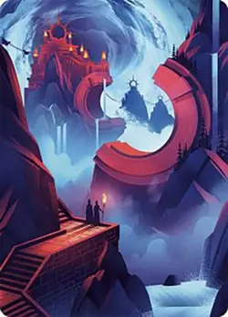 Mountain Art Card 45 MTG NM Art Series: The Lost Caverns of Ixalan - Image 1
