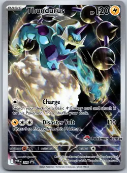 Thundurus - 209 (Pokemon Center Exclusive) Sv: Scarlet & Violet Promo Cards - NM - Image 1
