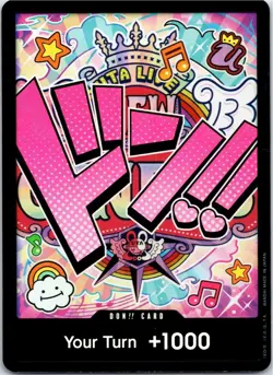 DON!! Card (Uta) Premium Booster -The Best- Foil One Piece - English NM Foil - Image 1