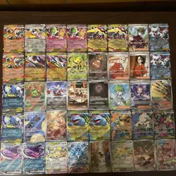 Pokemon TCG Lot Of 40 Mixed Modern S&V Cards Trainers, Full Arts, IR’s, Ex’s NM - Image 1