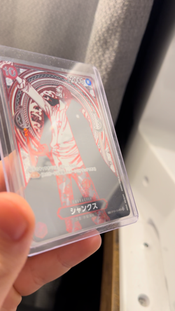 One Piece Card Shanks OP09-004 SP Parallel Silver Ver. Japanese OP13 NM - Image 2