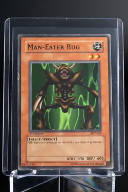 Man-Eater Bug SDY-046 Common 1st Edition Card Yu Gi Oh! MP - Image 1
