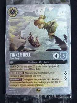 Tinker Bell Giant Fairy 11/P3 Foil - Lorcana Card #5FM - Image 1