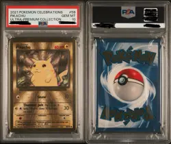 PSA10 Pikachu (58/102) (Celebrations Metal Card) Celebrations: 25th Anniversary - Image 3