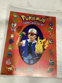 Mixed Lot of 100+ Older Pokemon Cards in 3-Ring Binder Nice Condition - Image 1