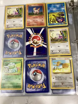Mixed Lot of 100+ Older Pokemon Cards in 3-Ring Binder Nice Condition - Image 2