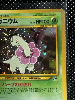 [NM] Meganium No.154 Japanese Pokemon Card Holo Rare Neo Genesis Vintage 2000 - Image 3