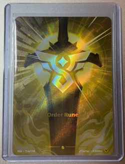 Riftbound Order Rune English card 214a/298 Alternate Art - Image 1