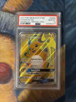 Pokemon Card Raichu GX SM90 Promo Special Collection PSA 10 Gem Mint - Image 1