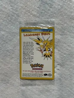 Articuno 22 WoTC Black Star Movie Promo Legendary Bird Pokemon Card SEALED/NEW - Image 1