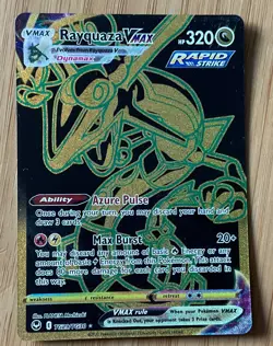 2022 POKEMON CARD RAYQUAZA VMAX TG29/TG30 - Image 1
