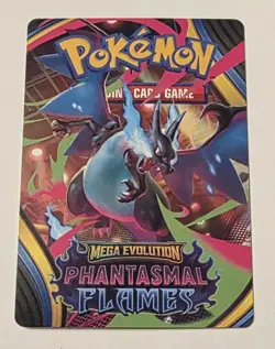 Phantasmal Flames: Trainer Tip Card With Mega Charizard X Prerelease - Image 1