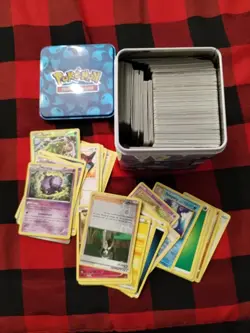 Pokemon Cards Lot With Tin - Image 1