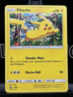 Pokemon Card Pikachu SM04 Black Star Promo General Mills Near Mint - Image 3