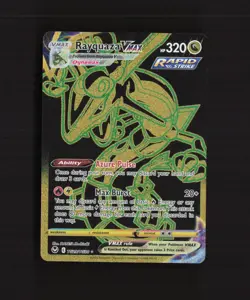 Rayquaza VMAX TG29/TG30 Silver Tempest Gold Black Full Art Holo Pokemon Card NM - Image 1