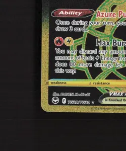 Rayquaza VMAX TG29/TG30 Silver Tempest Gold Black Full Art Holo Pokemon Card NM - Image 5