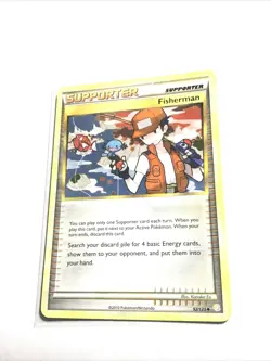 FISHERMAN - 92/123 - HeartGold SoulSilver HGSS - Pokemon Card - LP - Image 1