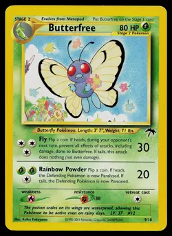 Pokemon Card - Butterfree Southern Islands 9/18 - Image 1