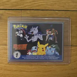 Kakuna #14 Pokemon The First Movie Promo Card PokeTrivia NON PERFORATED - Image 2