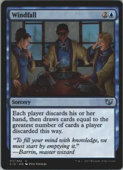 ​Windfall - Commander 2015 Magic The Gathering MTG E-NM. Mtg02 - Image 1