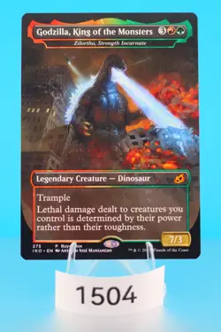 MTG Godzilla, King of the Monsters - Zilortha, Strength Incarnate Regular #275 - Image 1