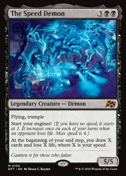 1x The Speed Demon NM Eng MTG - Aetherdrift - Image 1