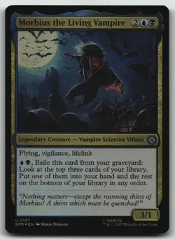 Morbius the Living Vampire FOIL U Marvel's Spider-Man 137 NM - Image 1