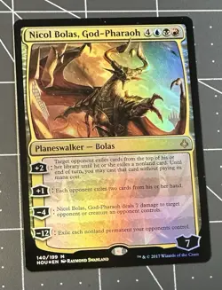Nicol Bolas, God-Pharaoh Foil - Strixhaven Promo - 140/199 - Image 1